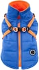 Puppia Mountaineer Winter Dog Coat with integrated harness No Pull Cold Weather Waterproof Warm Fleece Back Zipper for Small Medium Dog ROYAL BLUE Medium