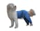Mozzie Pants Walking Dog Pants ECollar Alternative Dog Pajamas Small Dog Blue