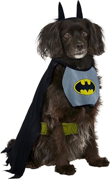 Rubies DC Comics Superheroes Batman Pet Costume for Dogs or Cats by Medium