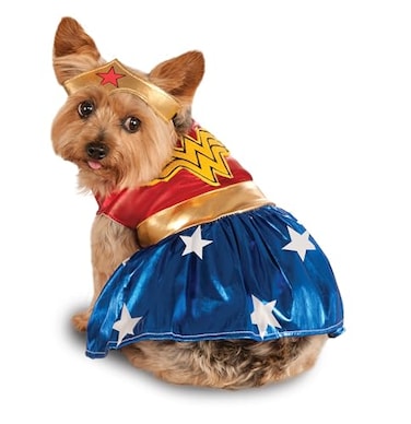 Rubies DC Comics Wonder Woman Pet Costume for For Dogs or Cats by Medium