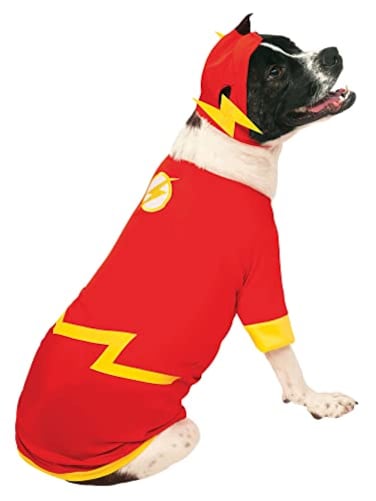 Rubies DC Comics Superheroes The Flash Pet Costume for For Dogs or Cats by XL