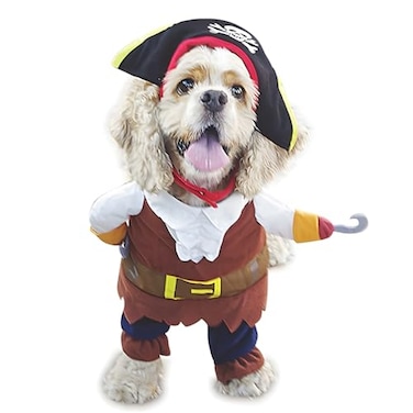 NACOCO Pet Dog Costume Pirates of The Caribbean Style Medium