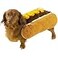 Casual Canine Hot Diggity Dog with Mustard Costume for Dogs 12 Small