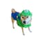 ComfyCamper Hat and Suspenders Dog Costume X Large Medium Small Lab Star Space Cosplay Halloween Costumes Medium Green