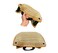 Morezi Dog Targeting Bite Wedge Tug Toy for MalinoisGerman ShepherdSchutzhund TrainingJuteFrench Linen
