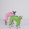 ESCCBOO Italian Greyhound Whippet Clothes Cozy Fleece Dinosaur Costume Basic Onesie Turtleneck Outfits Coat Green Medium