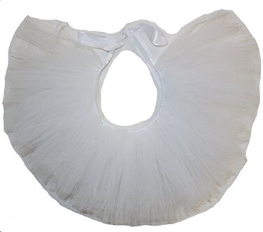 Pawpatu Handcrafted in USA White Tulle Tutu for Extra Small Dogs