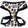 Parisian Pet Leopard Dog Harness Breathable Mesh No Pull Puppy Harness with Leash Ring Adjustable Harnesses for Dogs Soft Padded Stepin Pet Vest Lightweight Dog Vests for Large Sized Dogs