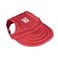 leconpet Mesh Baseball Pet Caps with Ear Holes Adjustable Comfortable Dog Hats for Small Medium and Large Dogs Cat Cap XLarge Red