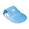 leconpet Mesh Baseball Pet Caps with Ear Holes Adjustable Comfortable Dog Hats for Small Medium and Large Dogs Cat Cap Small Blue