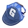 Petall Pet Dog Baseball Cap Sport Cap Hat Outdoor Hat Sun Protection Summer Cap for Small Medium Large Dog Medium Cap Blue