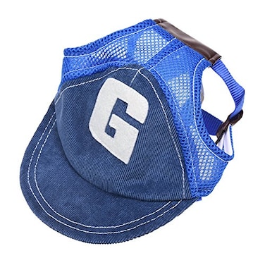 Petall Pet Dog Baseball Cap Sport Cap Hat Outdoor Hat Sun Protection Summer Cap for Small Medium Large Dog Medium Cap Blue