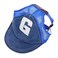 Petall Pet Dog Baseball Cap Sport Cap Hat Outdoor Hat Sun Protection Summer Cap for Small Medium Large Dog Medium Cap Blue