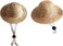 Rosojodg 1Pc Novelty Summer Adjustable Pet Dog Outdoor Straw Hat Puppy Small Kitty Cat Sunhats Dog Hat