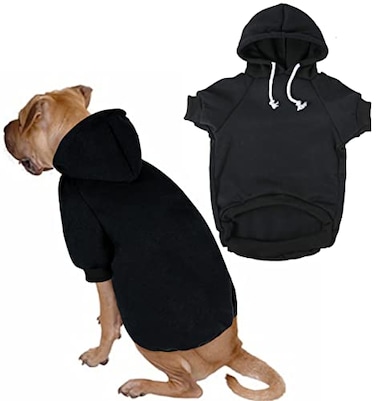 PICKUPIK Blank Dog Sweatshirt Pet Hoodie for Medium Dogs Doggie Clothes