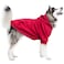 ARUNNERS Extra Large Dog Zipper Hoodies Clothes Zip Up Sweaters for Rottweiler Cane Corso Red 6XLarge