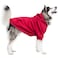 ARUNNERS Extra Large Dog Zipper Hoodies Clothes Zip Up Sweaters for Rottweiler Cane Corso Red 6XLarge