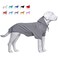 Lovelonglong Blank Basic Hoodie Sweatshirt for Dogs 100 Cotton Fits Small Medium Dachshund Large Dog Gray DL