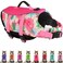 Mklhgty Dog Life Jacket Reflective Adjustable Hawaiian Style for Small Medium Large Dogs Polyester Cotton Floral Pink L