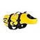 Ezydog DFD Dog Life Jacket Adjustable Swimming Safety Vest with Reflective Trim Durable Grab Handle 50 More Flotation Material XSmall Yellow