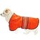 Dadanfly Dog Raincoat Waterproof Reflective Slicker Lightweight Breathable Hooded Poncho Rain Coat Jacket with Adjustable Belly Strap and Leash Hole for Small Medium Large Dogs Small Orange