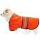 Dadanfly Dog Raincoat Waterproof Reflective Slicker Lightweight Breathable Hooded Poncho Rain Coat Jacket with Adjustable Belly Strap and Leash Hole for Small Medium Large Dogs Small Orange