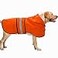 Dadanfly Dog Raincoat Waterproof Reflective Slicker Lightweight Breathable Hooded Poncho Rain Coat Jacket with Adjustable Belly Strap and Leash Hole for Small Medium Large Dogs Large Orange