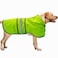 Dadanfly Dog Raincoat Waterproof Reflective Slicker Lightweight Breathable Hooded Poncho Rain Coat Jacket with Adjustable Belly Strap and Leash Hole for Small Medium Large Dogs Large Green