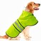 Dadanfly Dog Raincoat Waterproof Reflective Slicker Lightweight Breathable Hooded Poncho Rain Coat Jacket with Adjustable Belly Strap and Leash Hole for Small Medium Large Dogs XLarge Green