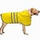 Dadanfly Dog Raincoat Waterproof Reflective Slicker Lightweight Breathable Hooded Poncho Rain Coat Jacket with Adjustable Belly Strap and Leash Hole for Small Medium Large Dogs Large Yellow