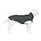 Mile High Life Dog Raincoat Adjustable Waterproof Reflective Rain Jacket for Small Medium Large Dogs Lightweight Breathable Pet Rain Coat with Leash HoleDark GrayM Chest 2632