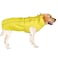 MAMORE Waterproof Dog Raincoat with Reflective Strip Adjustable Breathable Rain Coat Jacket with Leash Hole for Dogs Yellow XXLarge