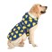 HAPPIERE Dog Raincoat for Large Dogs Waterproof Jacket Hooded Rain Coats with Reflective Strips Leash Hole Poncho Adjustable Fit DuckXXL