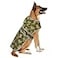 HAPPIERE Dog Raincoat for Large Dogs Waterproof Jacket Hooded Rain Coats with Reflective Strips Leash Hole Poncho Adjustable Fit CamoDuckXL