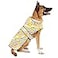 HAPPIERE Dog Raincoat for Large Dogs Waterproof Jacket Hooded Rain Coats with Reflective Strips Leash Hole Poncho Adjustable Fit RainbowXXL