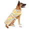 HAPPIERE Dog Raincoat for Large Dogs Waterproof Jacket Hooded Rain Coats with Reflective Strips Leash Hole Poncho Adjustable Fit RainbowXXL