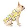 HAPPIERE Dog Raincoat for Medium Dogs Waterproof Jacket Hooded Rain Coats with Reflective Strips Leash Hole Poncho Adjustable Fit RainbowM