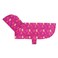RC Pet Products RC Pets Packable Rain Poncho Dog Coat Small Raindrops