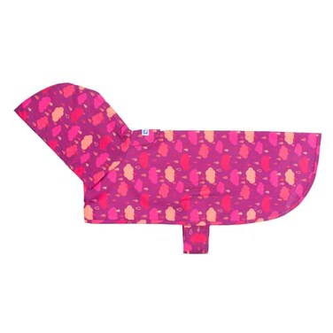 RC Pet Products RC Pets Packable Rain Poncho Dog Coat Small Raindrops