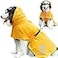 Periflowin Dog Raincoat Hooded Slicker Poncho Reflective Lightweight Pet Rain Jacket CoatDog Waterproof Raincoat with Adjustable Belly Strap for SmallMedium Large Dogs