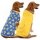 HDE Reversible Dog Raincoat Hooded Slicker Poncho Rain Coat Jacket for Small Medium Large Dogs DucksYellow 3XL
