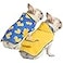 HDE Reversible Dog Raincoat Hooded Slicker Poncho Rain Coat Jacket for Small Medium Large Dogs Ducks Yellow S