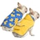 HDE Reversible Dog Raincoat Hooded Slicker Poncho Rain Coat Jacket for Small Medium Large Dogs Ducks Yellow S