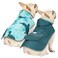 HDE Reversible Dog Raincoat Hooded Slicker Poncho Rain Coat Jacket for Small Medium Large Dogs Dinosaurs S