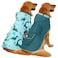 HDE Reversible Dog Raincoat Hooded Slicker Poncho Rain Coat Jacket for Small Medium Large Dogs Dinosaurs XL