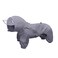 WOOFO FullCoverage Dog Raincoat Lightweight Comfortable Adjustable Easy to Wear Dog Rain Jacket Detachable Cap Reflective Strip Grey Large