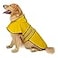 HDE Dog Raincoat Jacket Reflective Adjustable Hooded Pet Poncho Rain Coat with Leash Hole for Small to XLarge Dogs Yellow XL