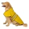 HDE Dog Raincoat Jacket Reflective Adjustable Hooded Pet Poncho Rain Coat with Leash Hole for Small to XLarge Dogs Yellow XL