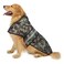 HDE Dog Raincoat Jacket Reflective Adjustable Hooded Pet Poncho Rain Coat with Leash Hole for Small to XLarge Dogs Camo L