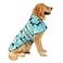 HDE Dog Raincoat Jacket Reflective Adjustable Hooded Pet Poncho Rain Coat with Leash Hole for Small to XLarge Dogs Dinosaurs XL